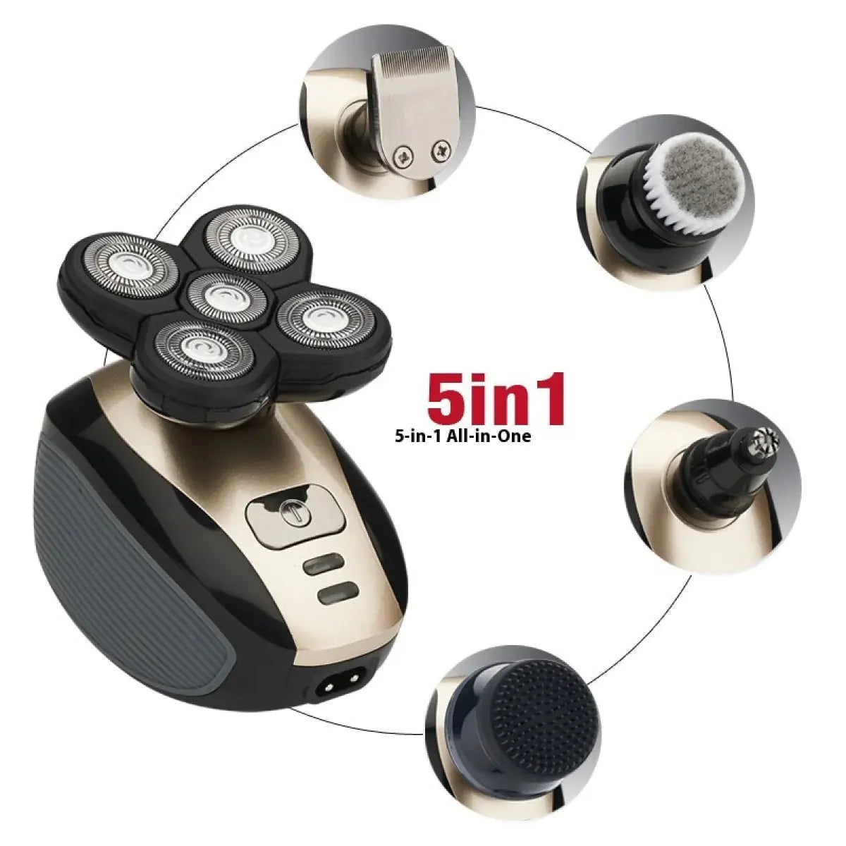1800 5-in-1 4D Electric Shaver